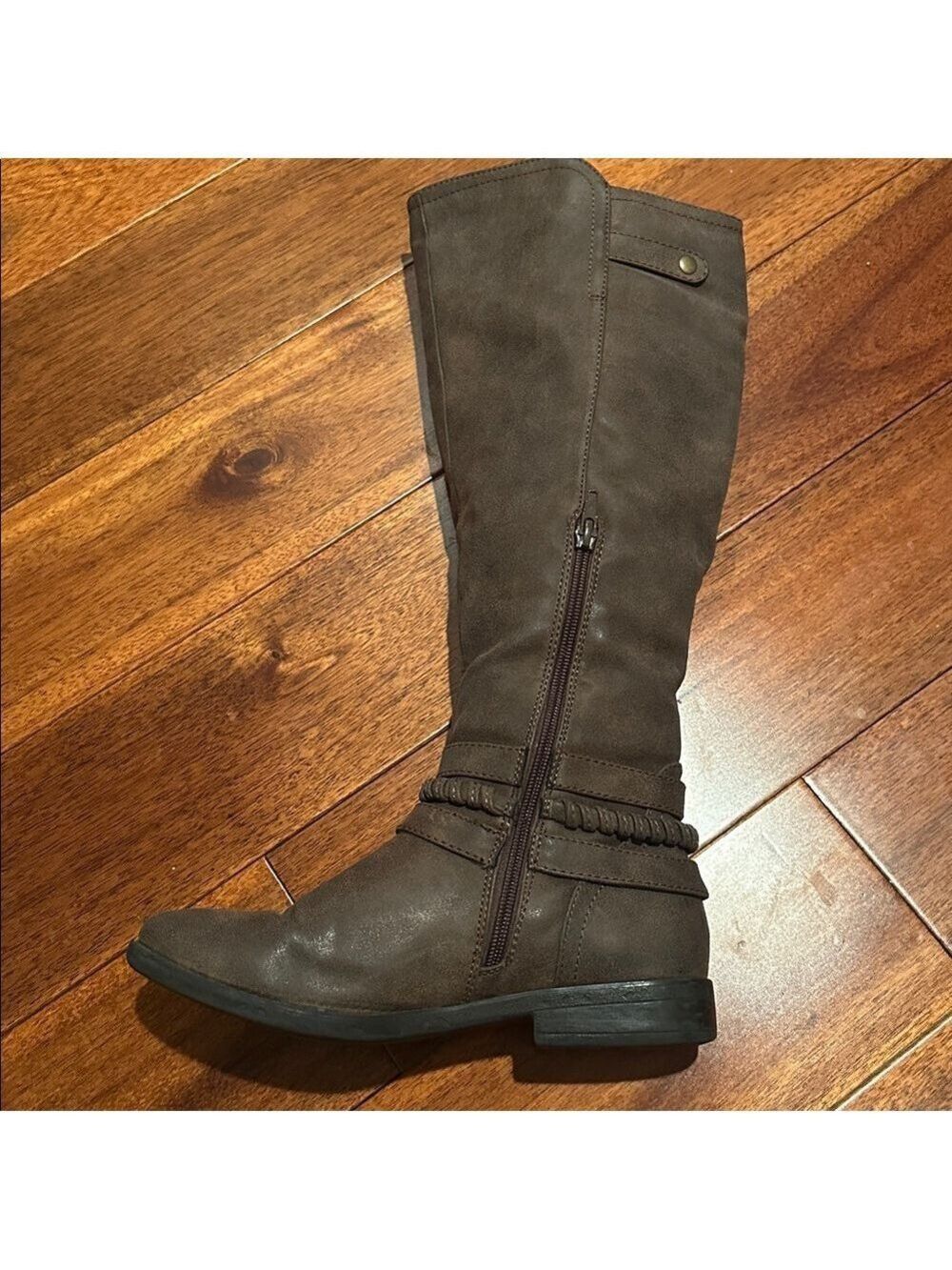 Rampage Brown Knee High Riding Boots Size 6M - Picture 2 of 10